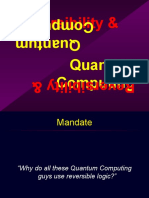 Reversibility &: Quantum Computing