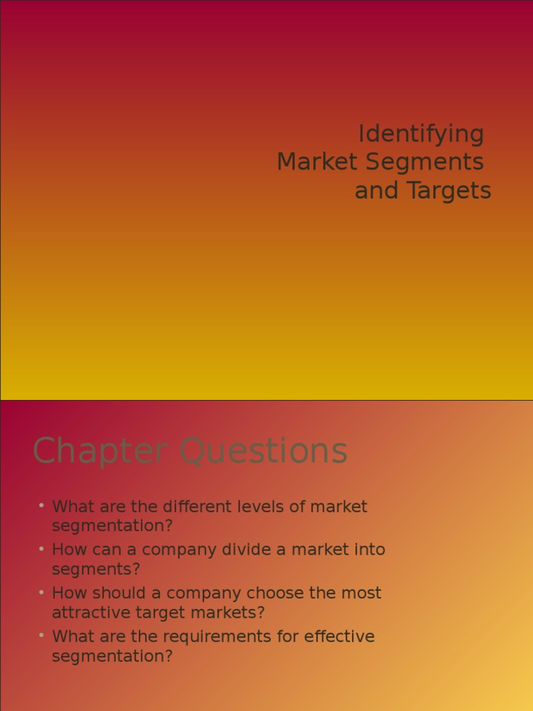 Market Segmentation Strategies Guide | PDF | Market Segmentation ...