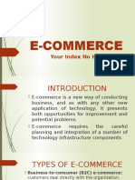 E-Commerce: Your Index No Here