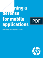 Designing A Defense For Mobile Applications: Examining An Ecosystem of Risk
