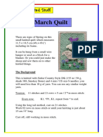 March Quilt: Frankie's Knitted Stuff