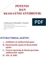Potensi DAN Resistensi Antibiotik: Muhamad Rinaldhi Tandah