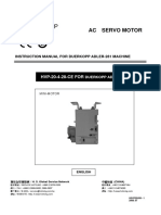 AC Servo Motor Manual for Duerkopp Adler-281 Machine