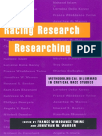 France Winddance Twine, Jonathan Warren-Racing Research, Researching Race_ Methodological Dilemmas in Critical Race Studies-NYU Press (2000).pdf