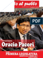 INFORME 001 - Congresista Orario Pacori