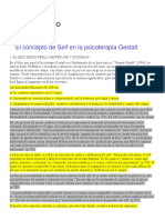 El Concepto de Self en La Psicoterapia Gestalt