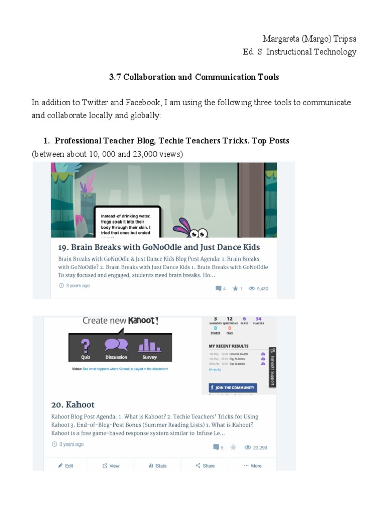 Collaboration Tools for Educators | PDF