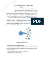 Research Topics About Robot Assisted Assembly System