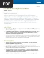 Cloud IaaS - Security Considerations