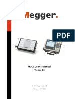 FRAX User's Manual: © 2011 Megger Sweden AB Released in 2011-06-01