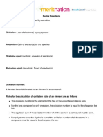 Redox Reactions