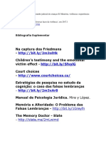 PUC-Rio. O testemunho judicial de crianças II