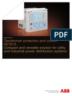 Transformer Protection and Control RET615