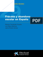 Fracaso y Abandono Escolar en España