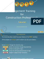 Management Training Construction Professionals For: Tutorial