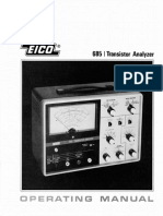 Eico 685 Operating Manual