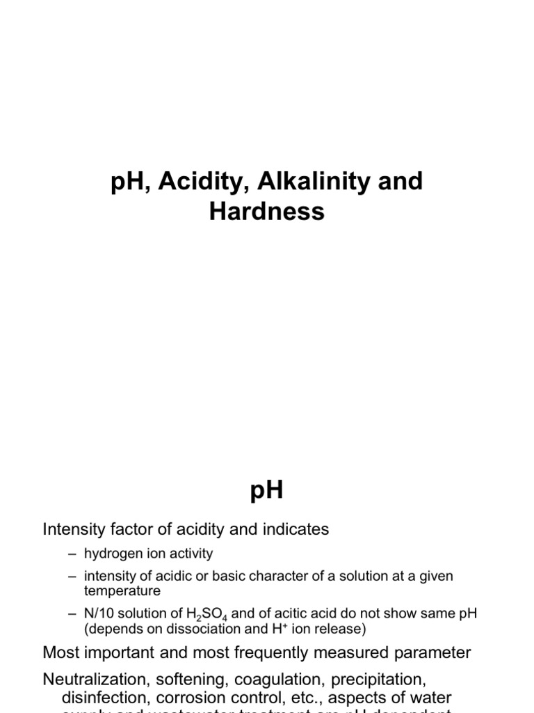 Alkalinity in Wastewater Analysis | PDF | Ph | Alkalinity
