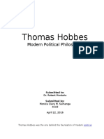 Thomas Hobbes: Modern Political Philosophy