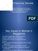 the magazine industry powerpoint post feminism