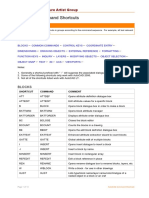 AutoCAD Shortcut Keys PDF