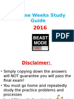 3rd Nine Weeks Study Guide 2016 Regular