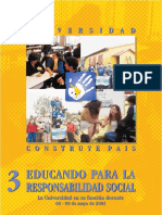 Universidad Construye País 2003 - Documentos Responsabilidad Social