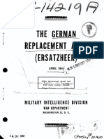 (1944) The German Replacement Army (Ersatzheer)
