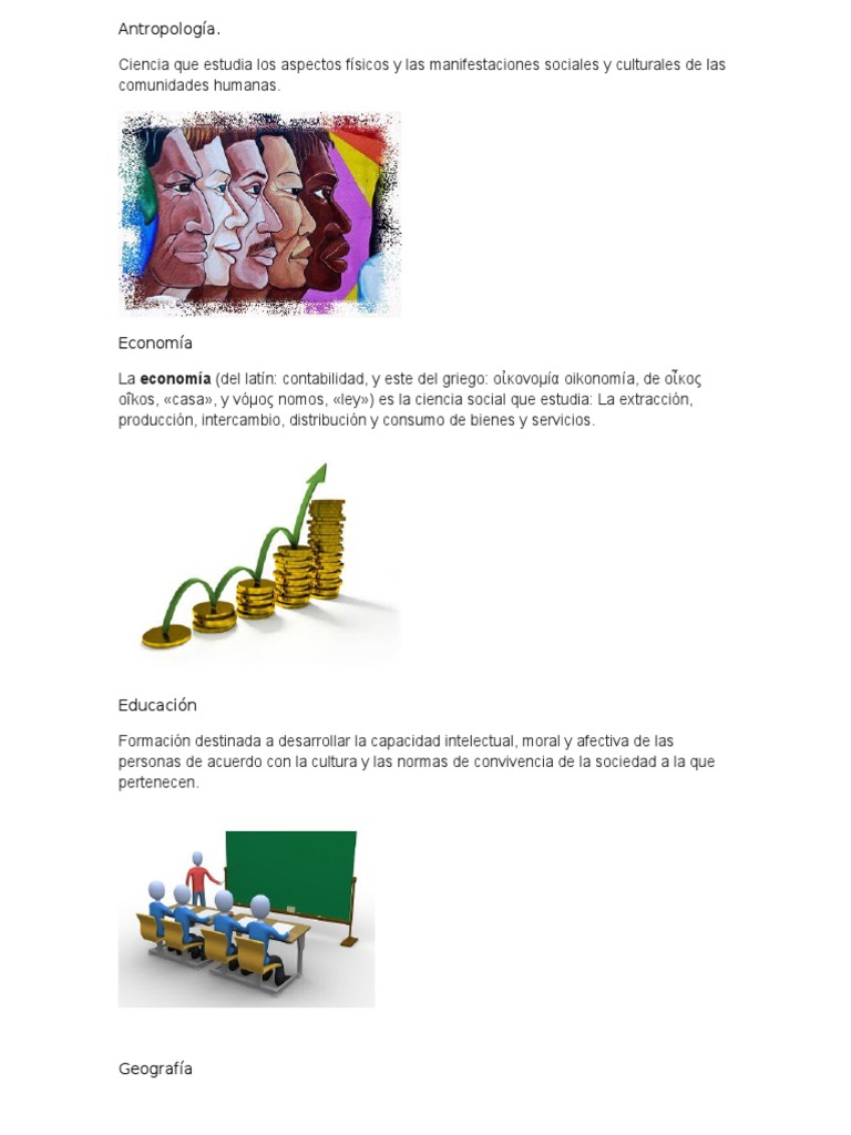 Ramas de Las Ciencias Sociales
