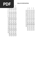 Hoja de Respuesta de 40 Preguntas