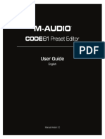 Code 61 Preset Editor - User Guide - V1.0
