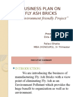 Business Plan On Fly Ash Bricks: "An Environment Friendly Project"