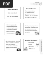 AI3 - Processos Gerenciais - Gestão de Talentos