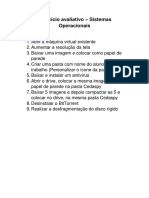 Exercício Avaliativo 2 PDF