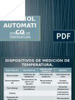 Control Automatico Sensores de Temperatura