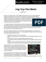 Mastering Your Own Music PDF