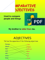 Compare people and things with adjectives