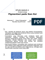 STUDI KASUS II (Pigmentasi Pada Ikan Koi)
