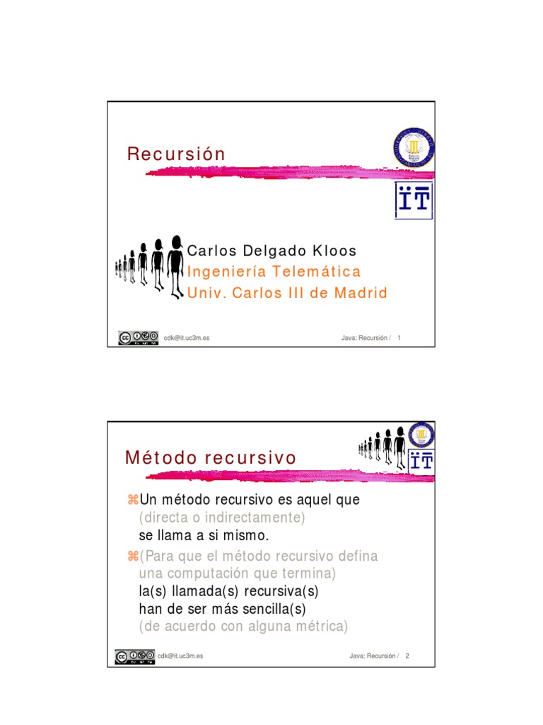 06 Recursion | PDF | Programación de computadoras | Recursividad