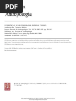 BECSTA - Experiências de Um Pesquisador Entre Os Tukano