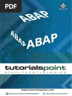 Sap Abap Tutorial