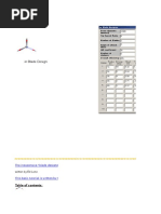 Bladedesign Calc