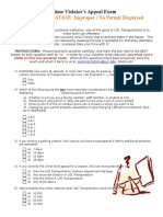 USC Parking Exam