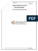 Article Load Flow Studies Validation Document