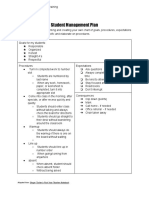 Student Management Plan: Directions