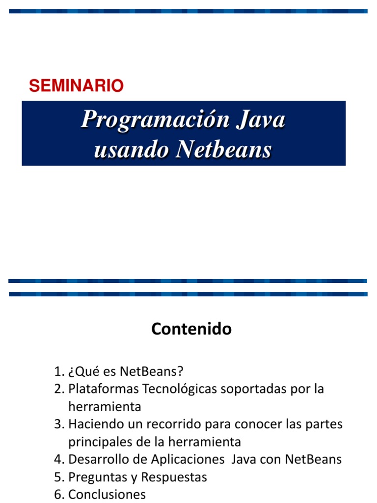 Programación en Java Usando NetBeans | PDF | Frijoles Netos ...