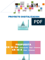 Proyecto Digitalizacion CR 30-X CR 30-Xm Estacion Grado Medico