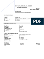 Msds Sodium Hydroxide PDF