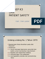 Konsep k3 Dan Patient Safety