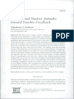 Nugrahenny_2007_Teacher and Student Attitudes Toward Teacher Feedback