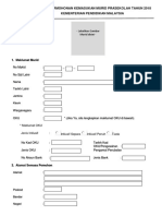 Borang Permohonan Manual 2017 Kemasukan 2018